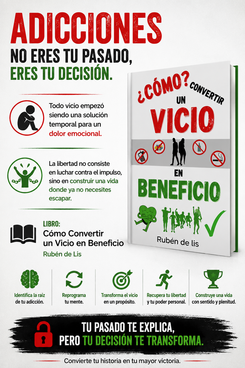 Portada del libro Cómo Convertir un Vicio en Beneficio